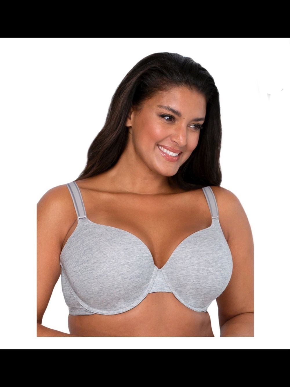 Fruit of the Loom Heather Gray T-Shirt Bra